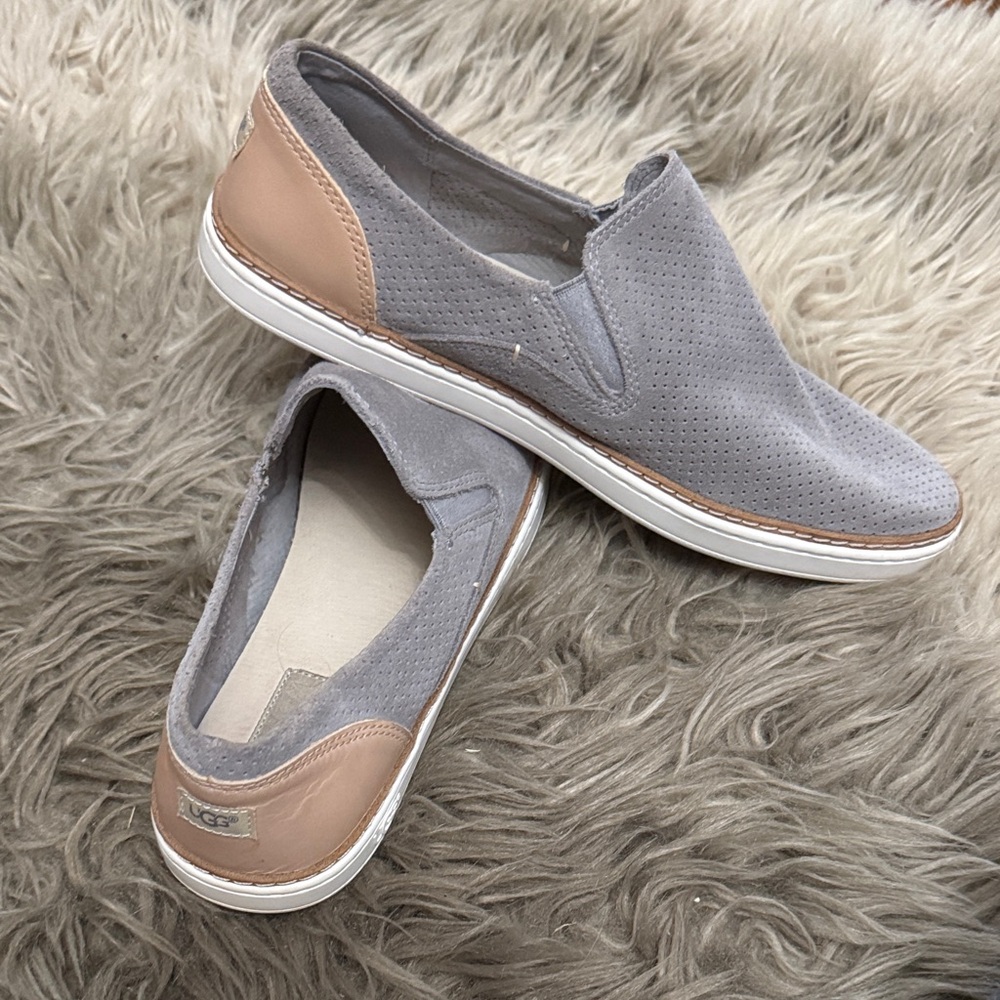 UGG Gray and Tan Women's Loafers